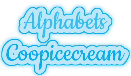 Alphabets Coopicecream